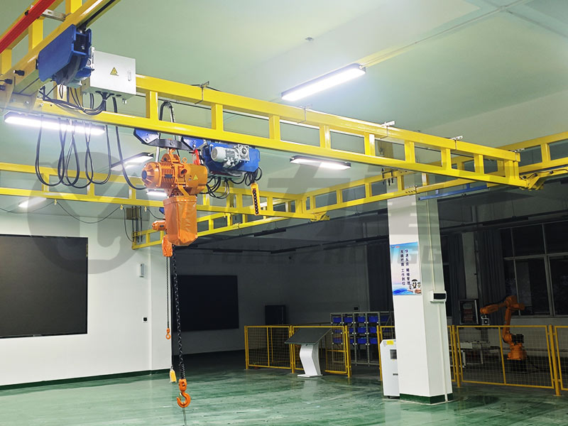 KBK剛性懸掛起重機在江西某電子器械組裝車間中的應用